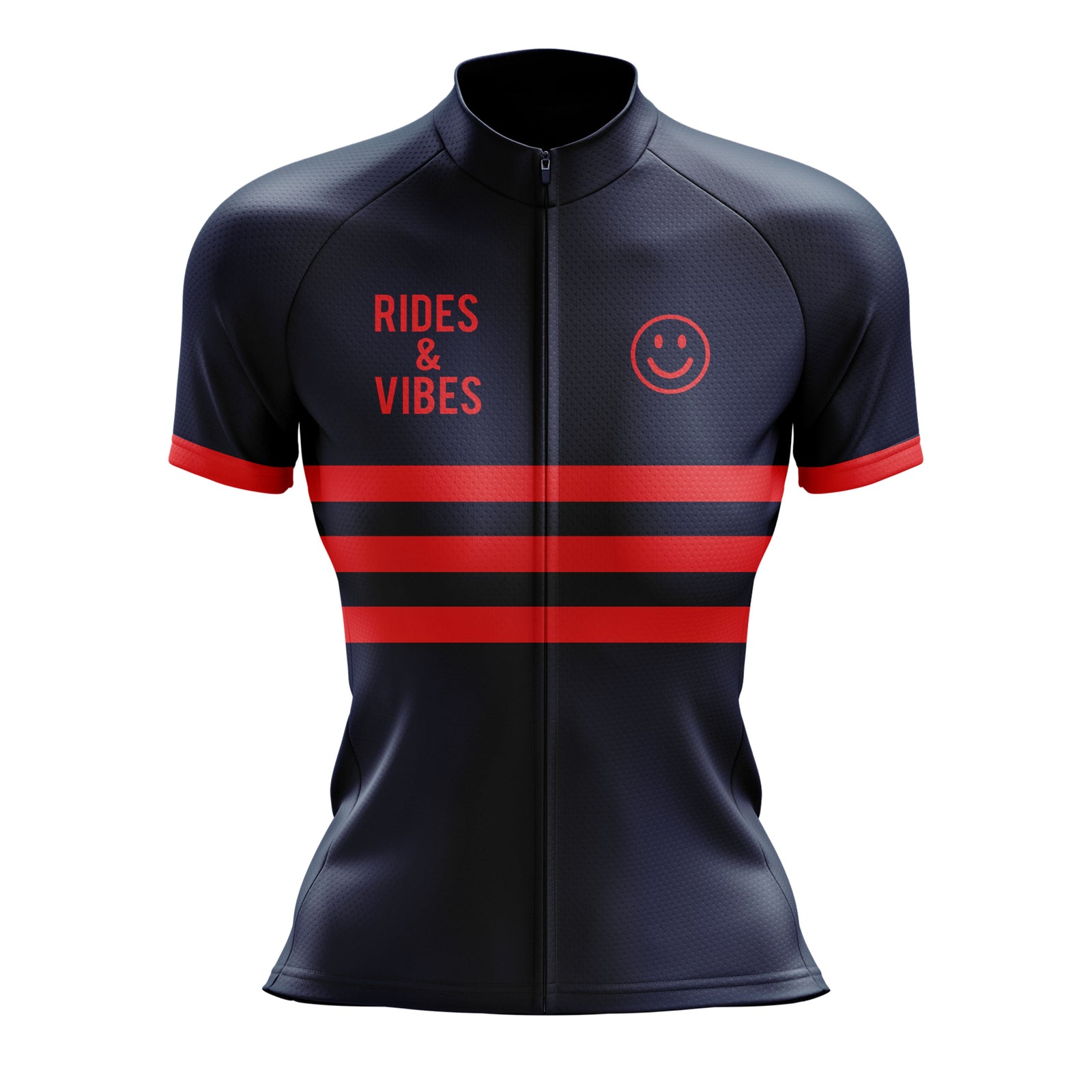 Jersey de ciclismo de gradiente rosado de mujeres