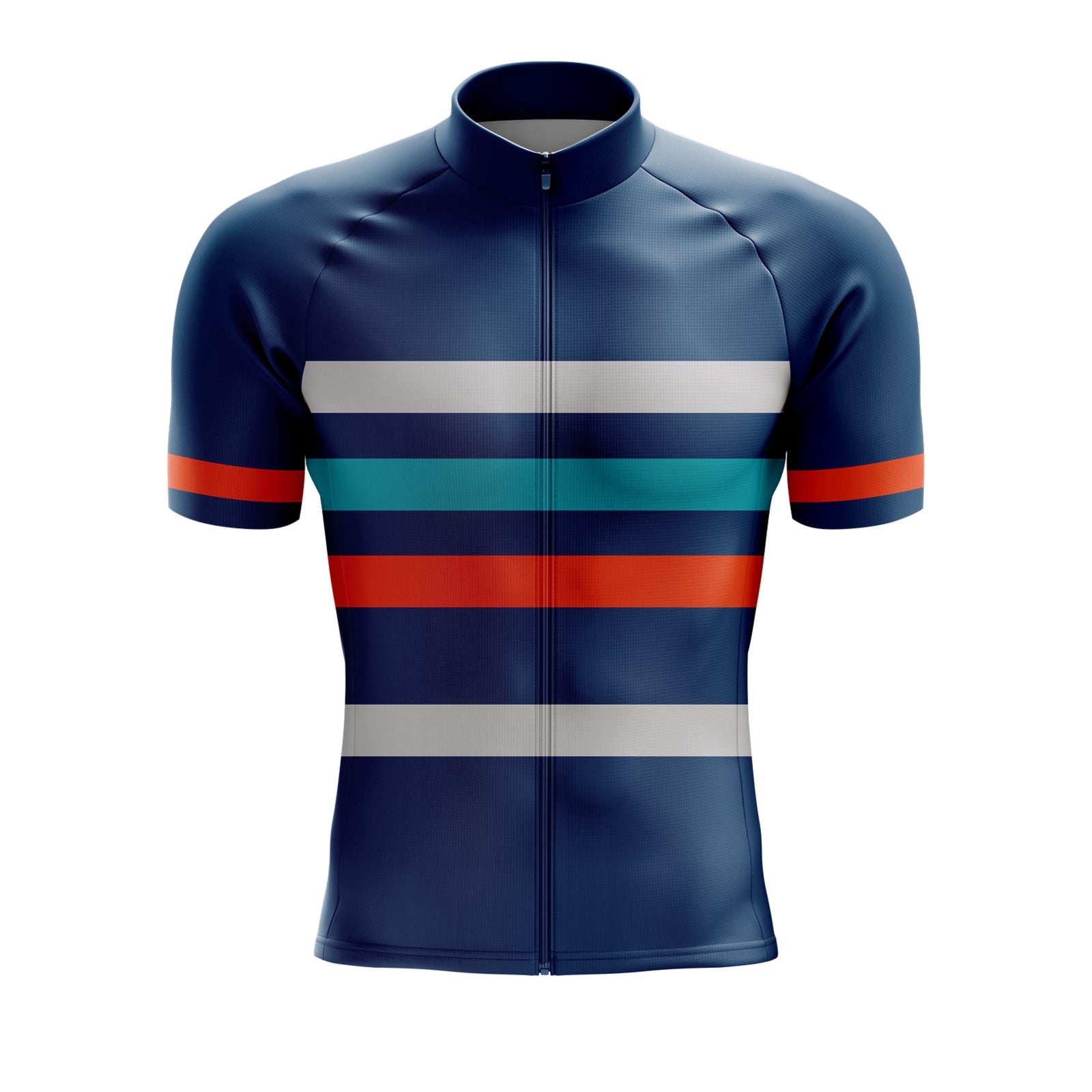 Jersey de ciclismo azul del lado de los hombres