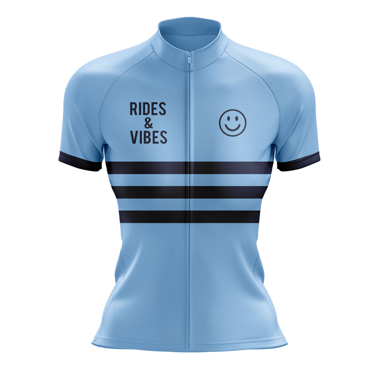 Jersey de ciclismo de gradiente rosado de mujeres