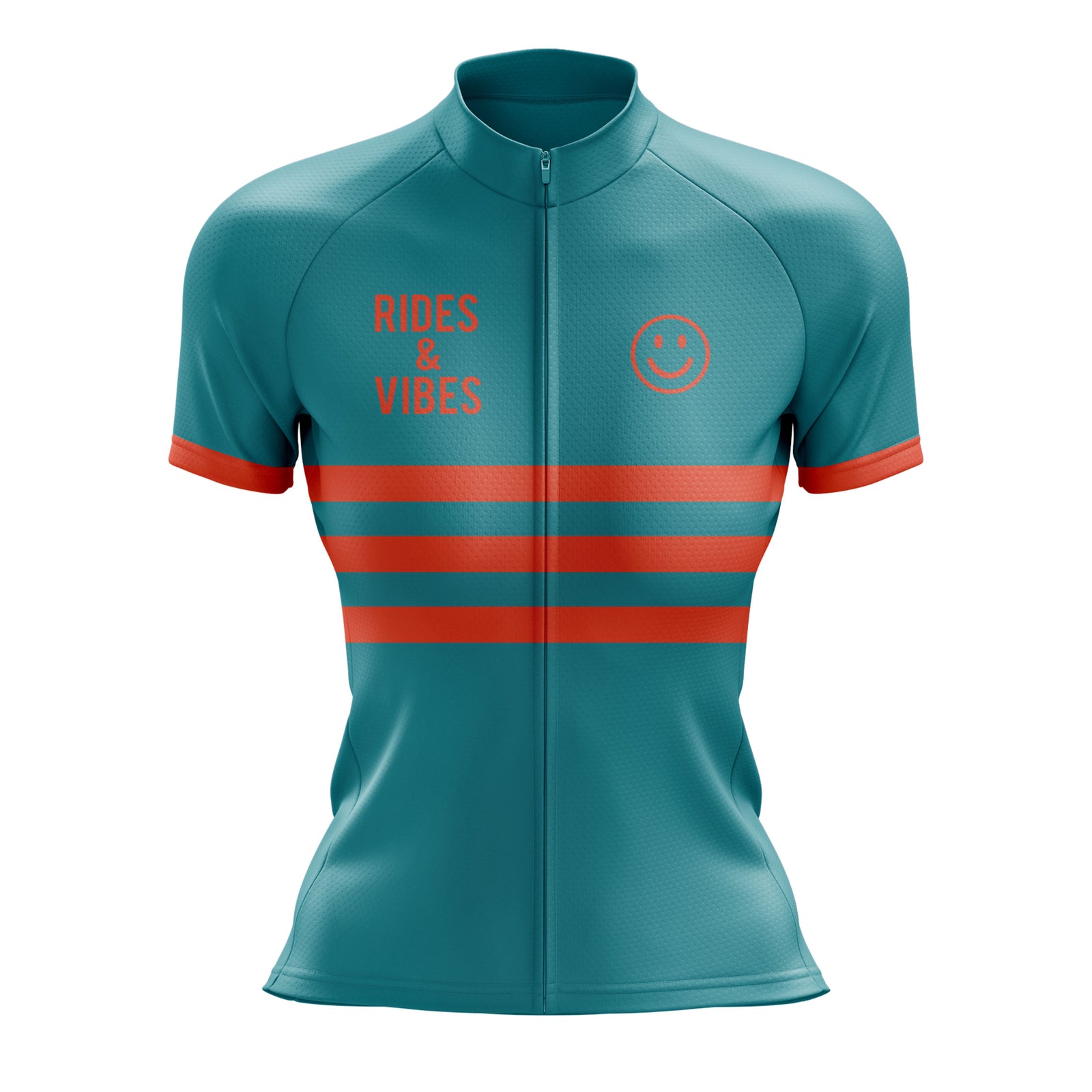 Jersey de ciclismo de gradiente rosado de mujeres