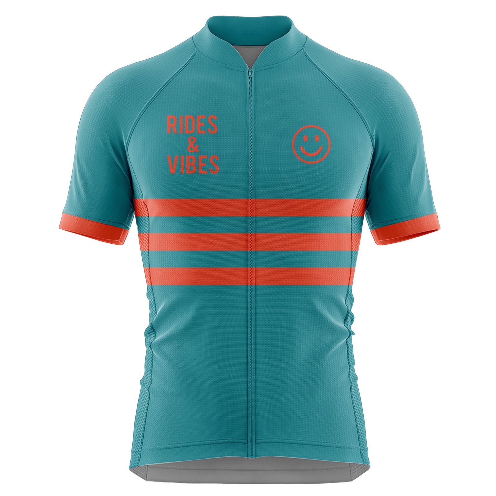 Jersey de ciclismo azul del lado de los hombres