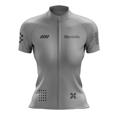 Women's Grey Cycling Jersey