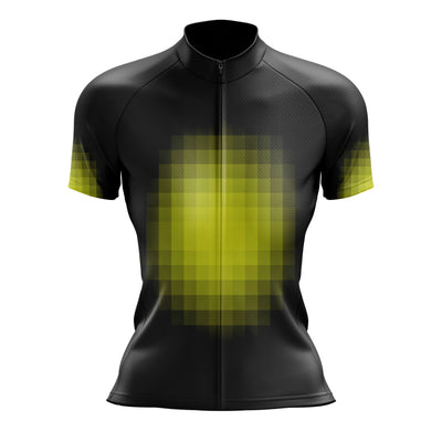 Women's Yellow Space Cycling Jersey