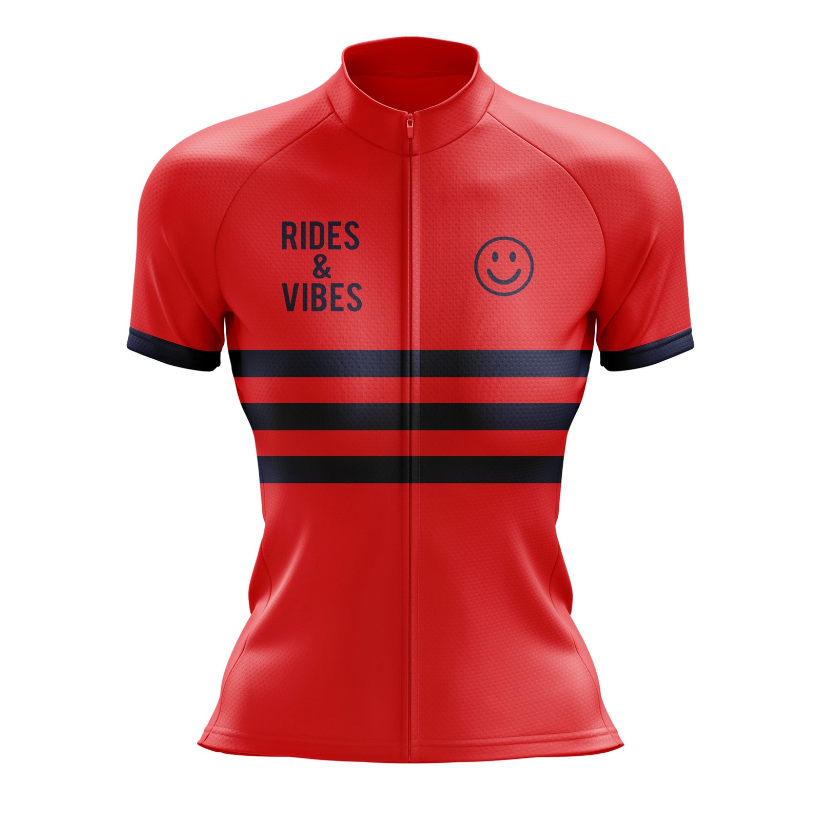 Jersey de ciclismo de gradiente rosado de mujeres