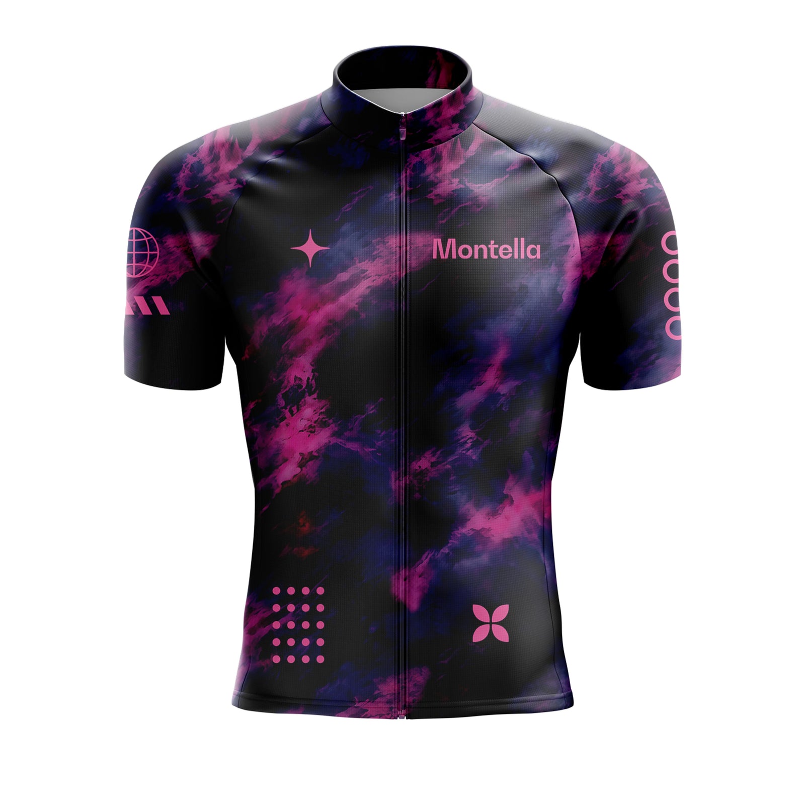 Men's Pink Space Cycling Jersey or Bib Shorts 26/24