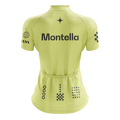 Women's Lime Yellow Cycling Jersey