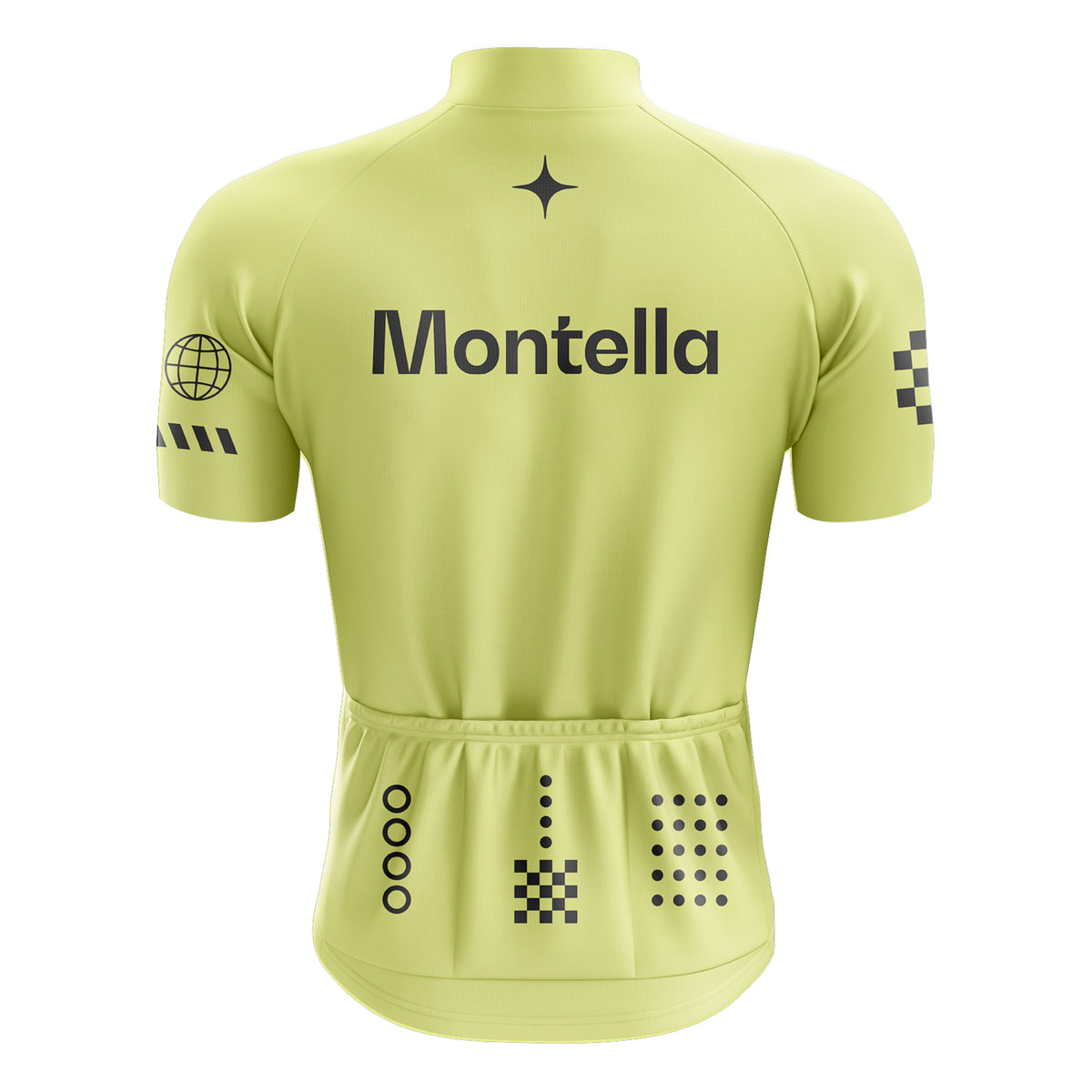 Men's Lime Yellow Cycling Jersey