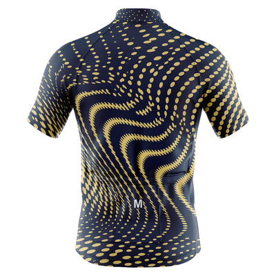 Men's Blue Wave Cycling Jersey