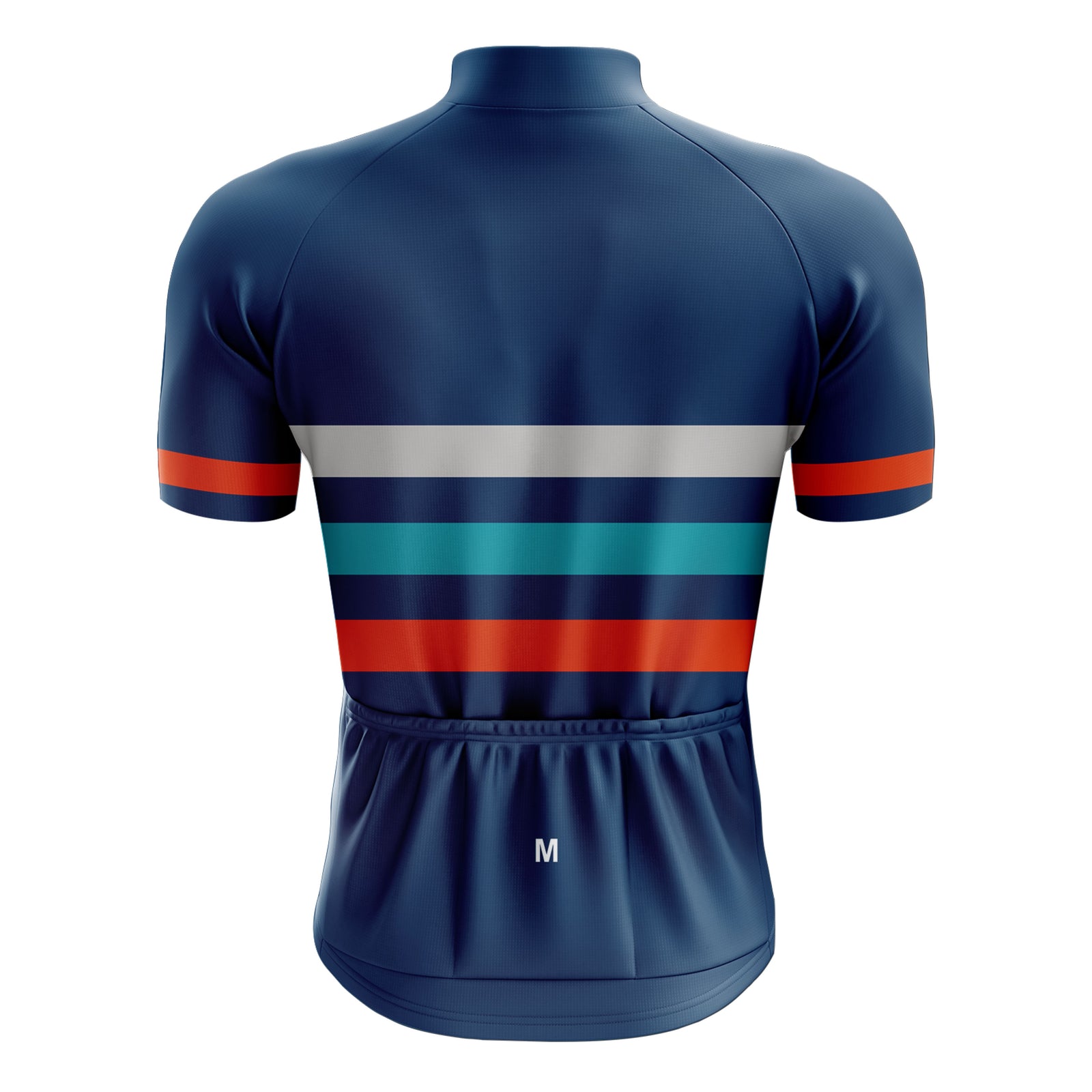 Jersey de ciclismo azul del lado de los hombres