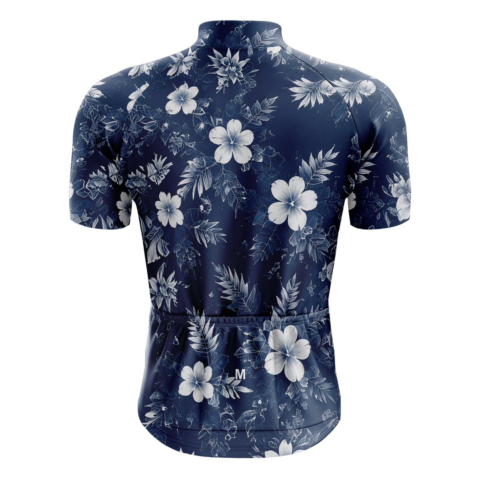 Men's Blue Floral Cycling Jersey or Bib Shorts 26/19 Edition