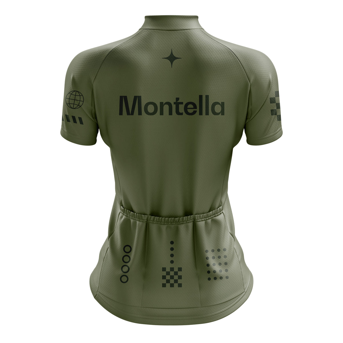 Women's Olive Green Cycling Jersey