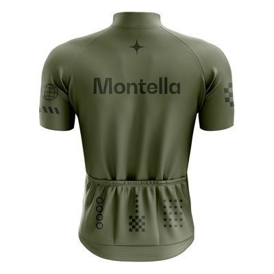 Men's Olive Green Cycling Jersey