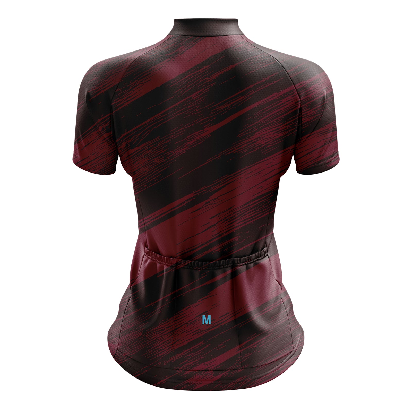 Jersey de ciclismo de gradiente rosado de mujeres