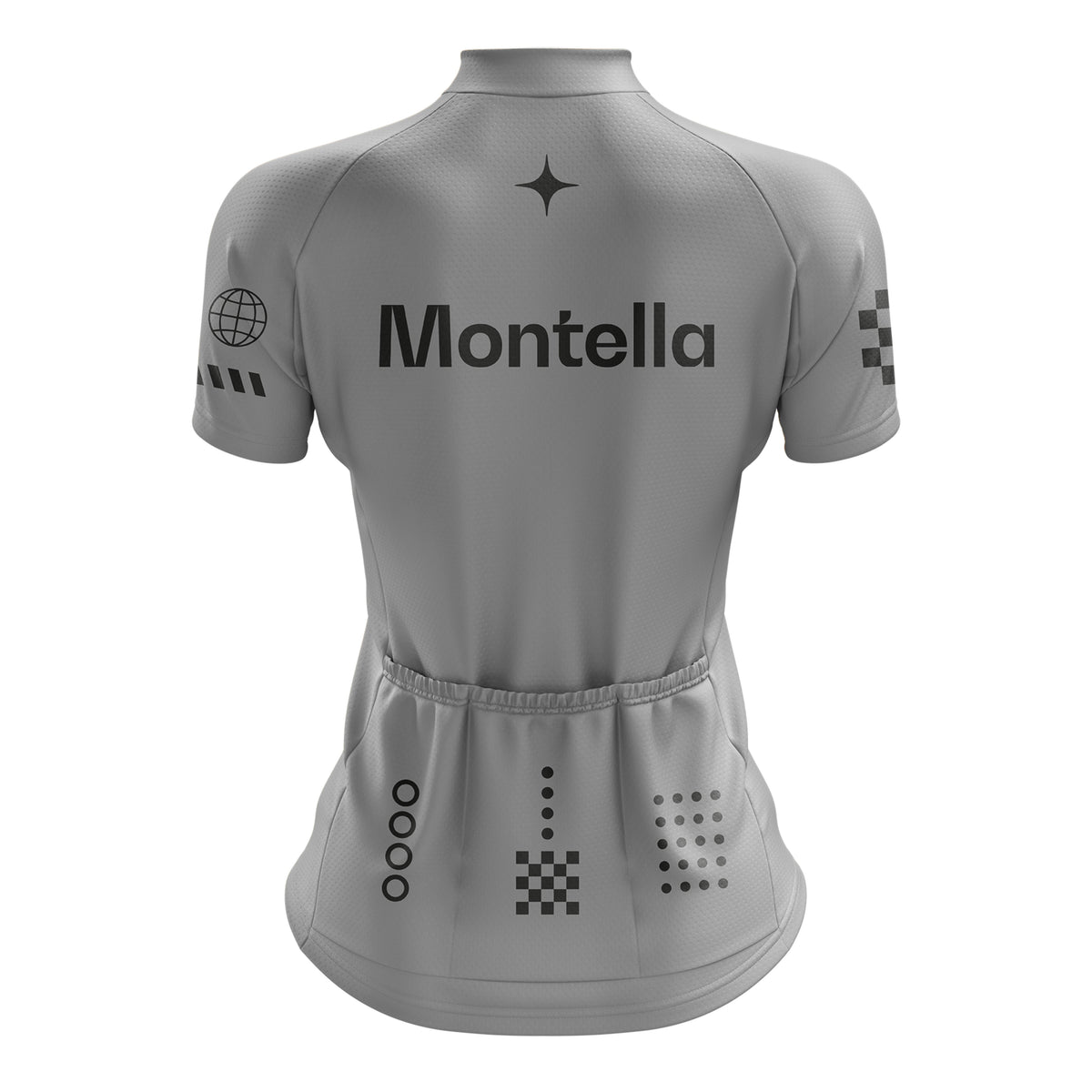 Women's Grey Cycling Jersey