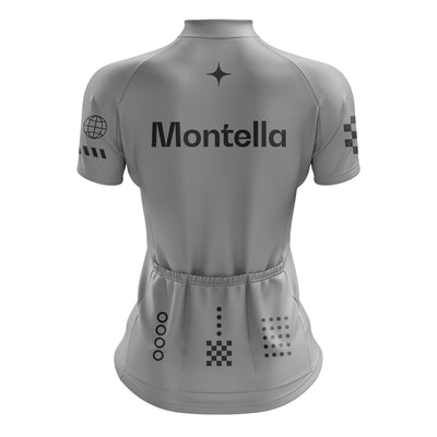 Women's Grey Cycling Jersey