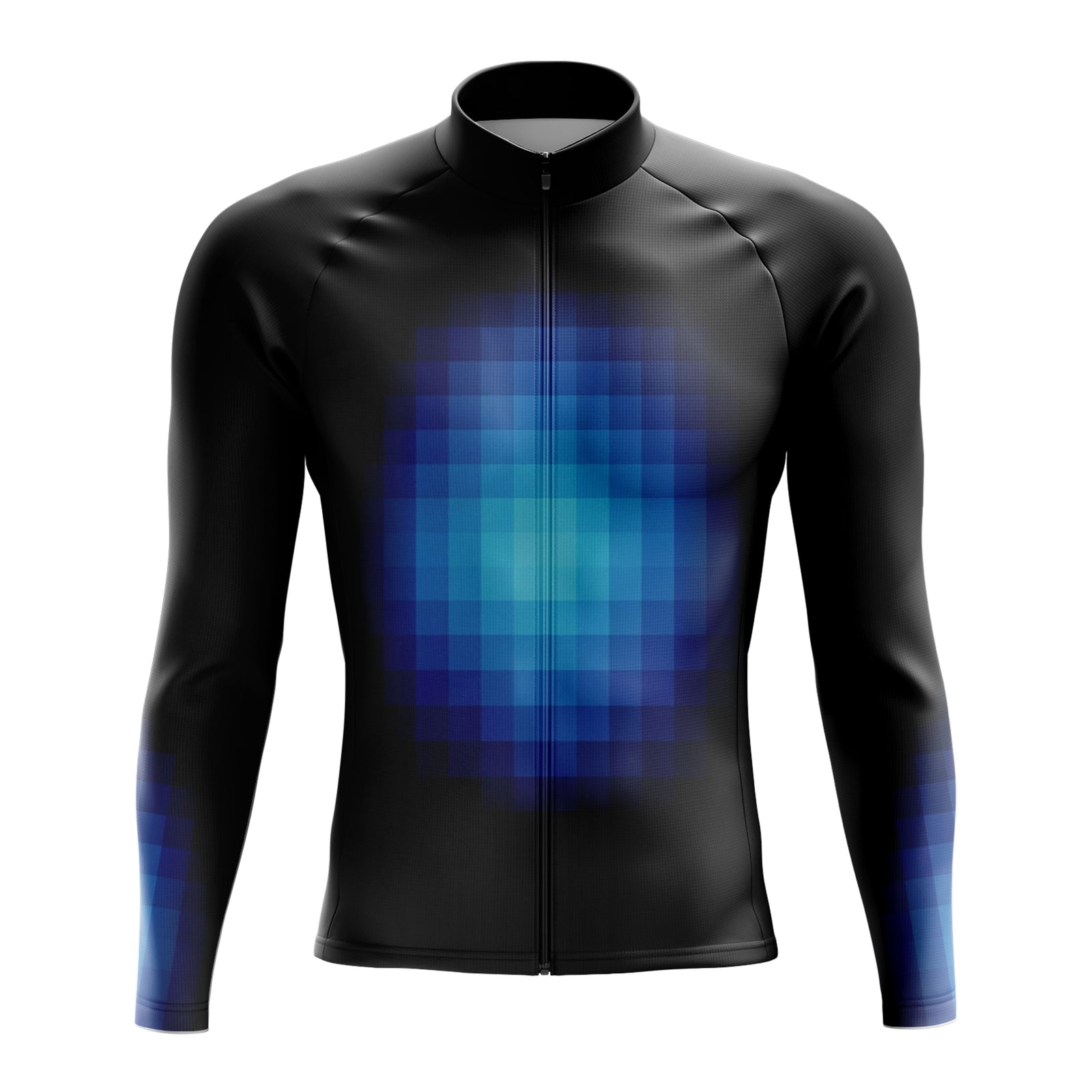 Men's Blue Space Long Sleeve Cycling Jersey 26/10