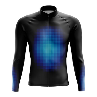 Men's Blue Space Long Sleeve Cycling Jersey 26/10