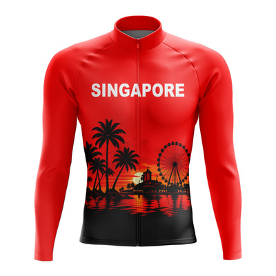 Men's Singapore Long Sleeve Cycling Jersey