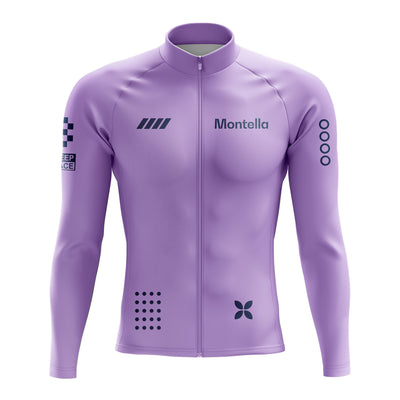 Jersey de ciclismo de manga de ángulo negro de los hombres