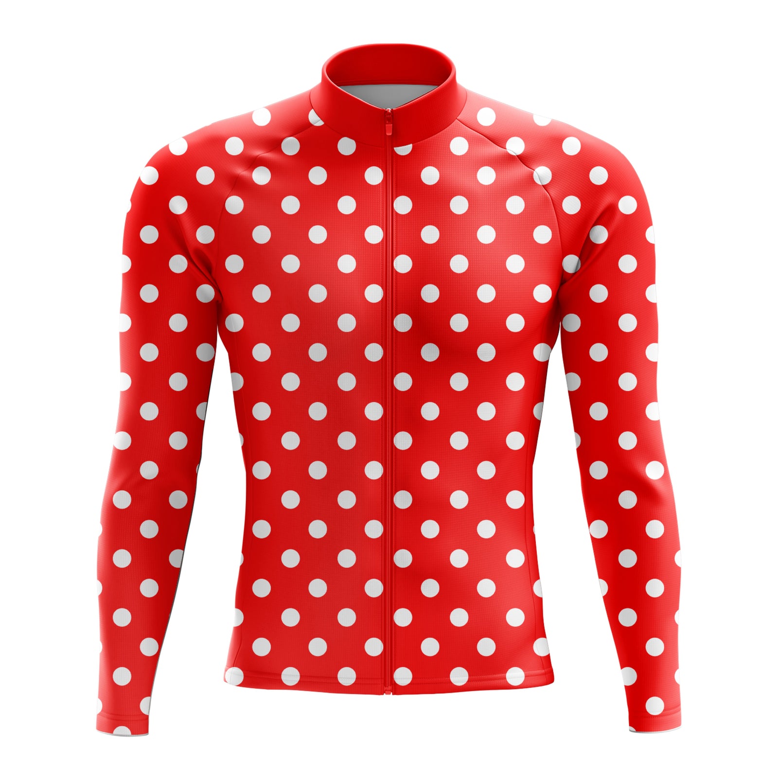 Men's Red Dots Long Sleeve Cycling Jersey 26/13 Edition