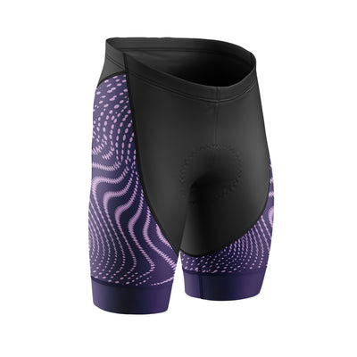Women's Purple Wave Cycling Shorts