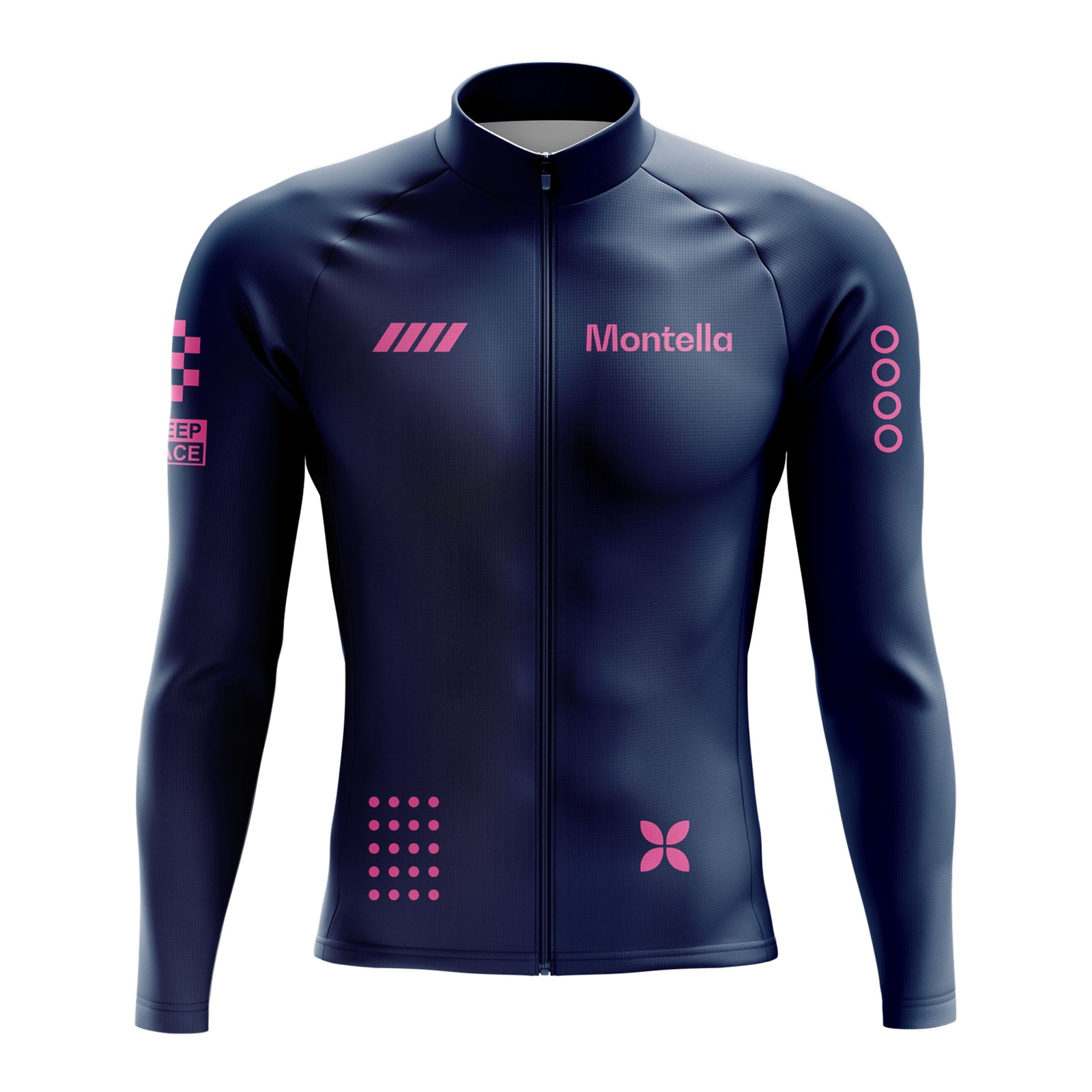 Men's Blue Label Long Sleeve Cycling Jersey 26/28