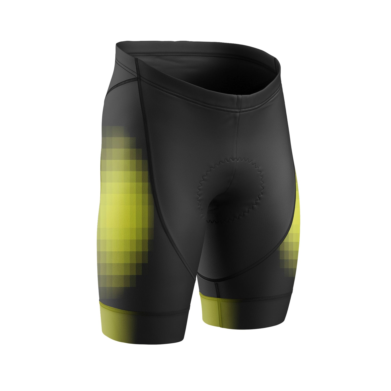 Women Yellow Space Cycling Shorts