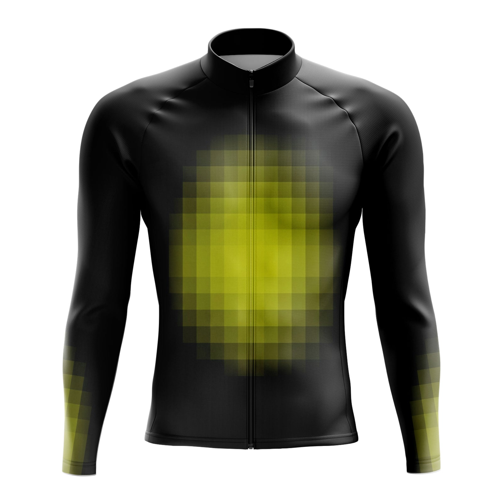 Men's Yellow Space Long Sleeve Cycling Jersey 26/11