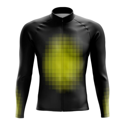 Men's Yellow Space Long Sleeve Cycling Jersey 26/11