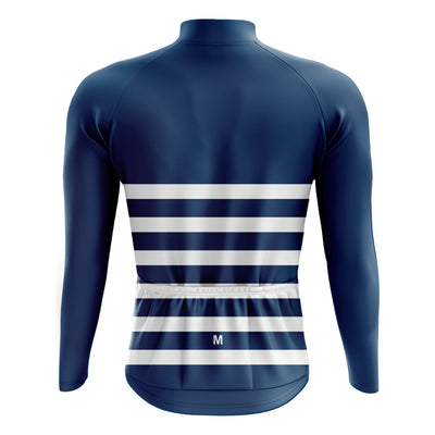 Men's Blue Long Sleeve Cycling Jersey 26/4 Edition