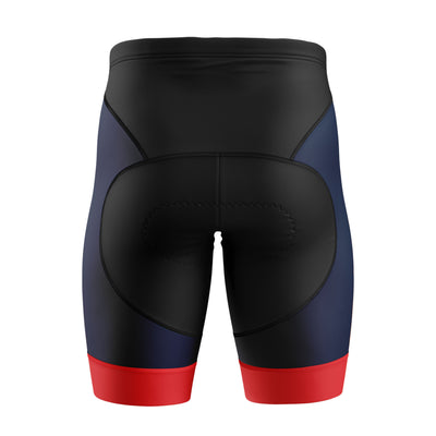 Mujeres pantalones cortos de ciclismo de gradiente rosa