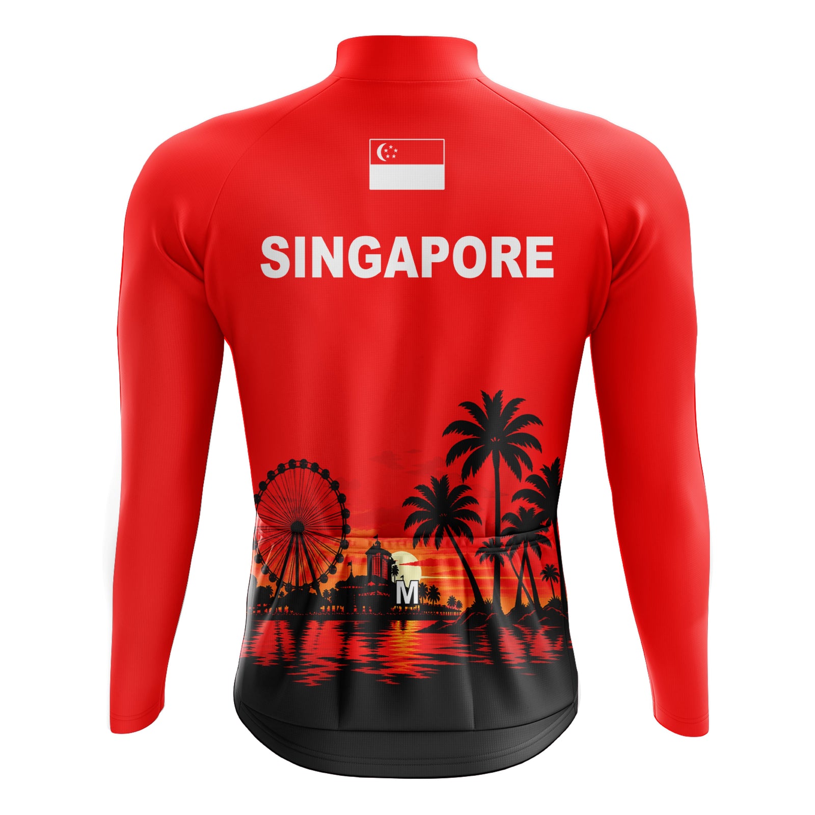 Men's Singapore Long Sleeve Cycling Jersey