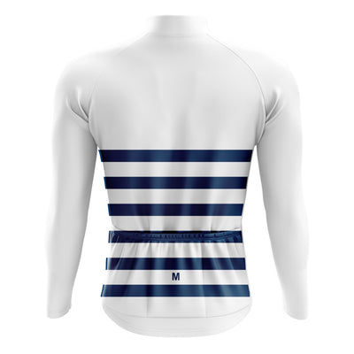 Men's White Long Sleeve Cycling Jersey 26/5 Edition