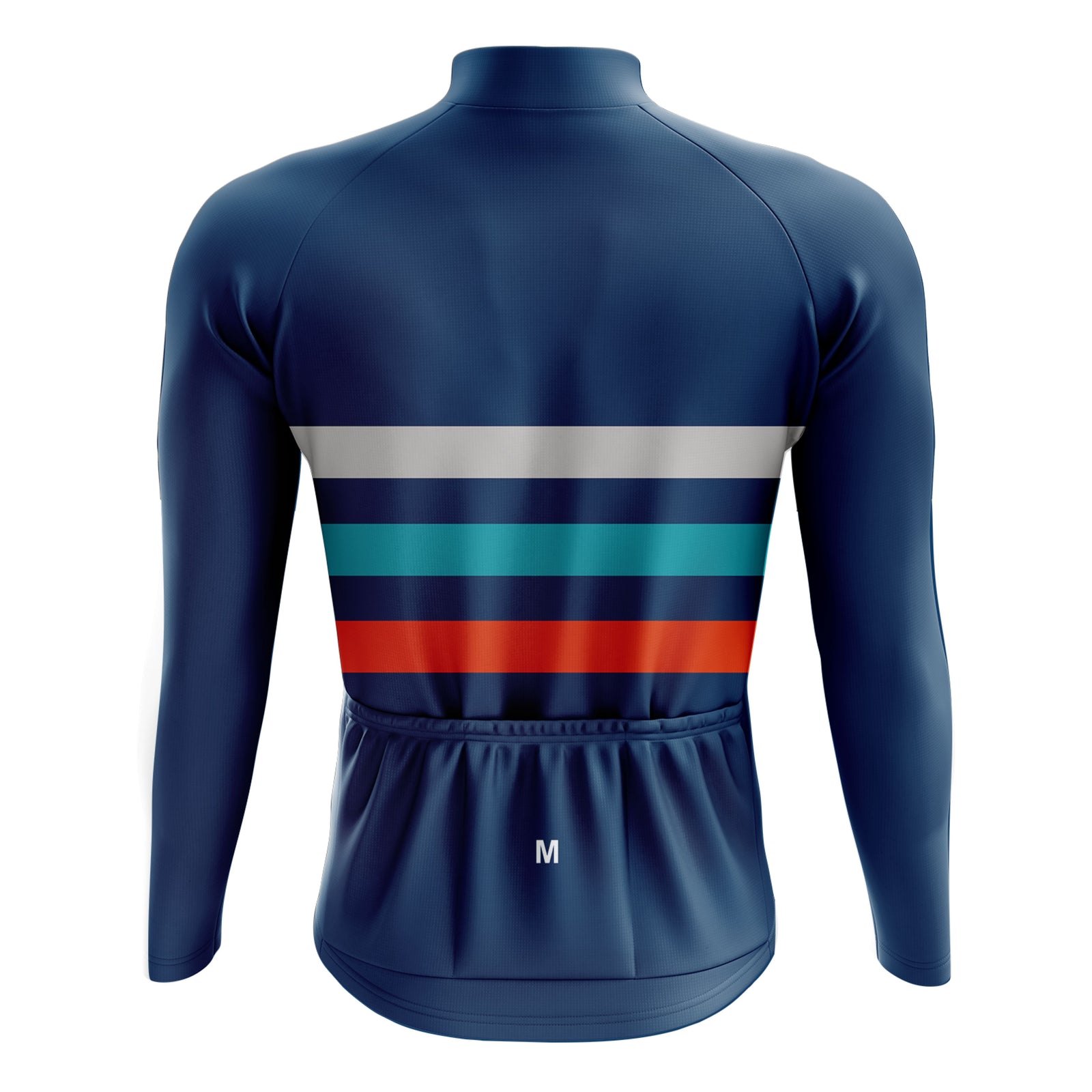 Men's Blue Long Sleeve Cycling Jersey 26/6 Edition