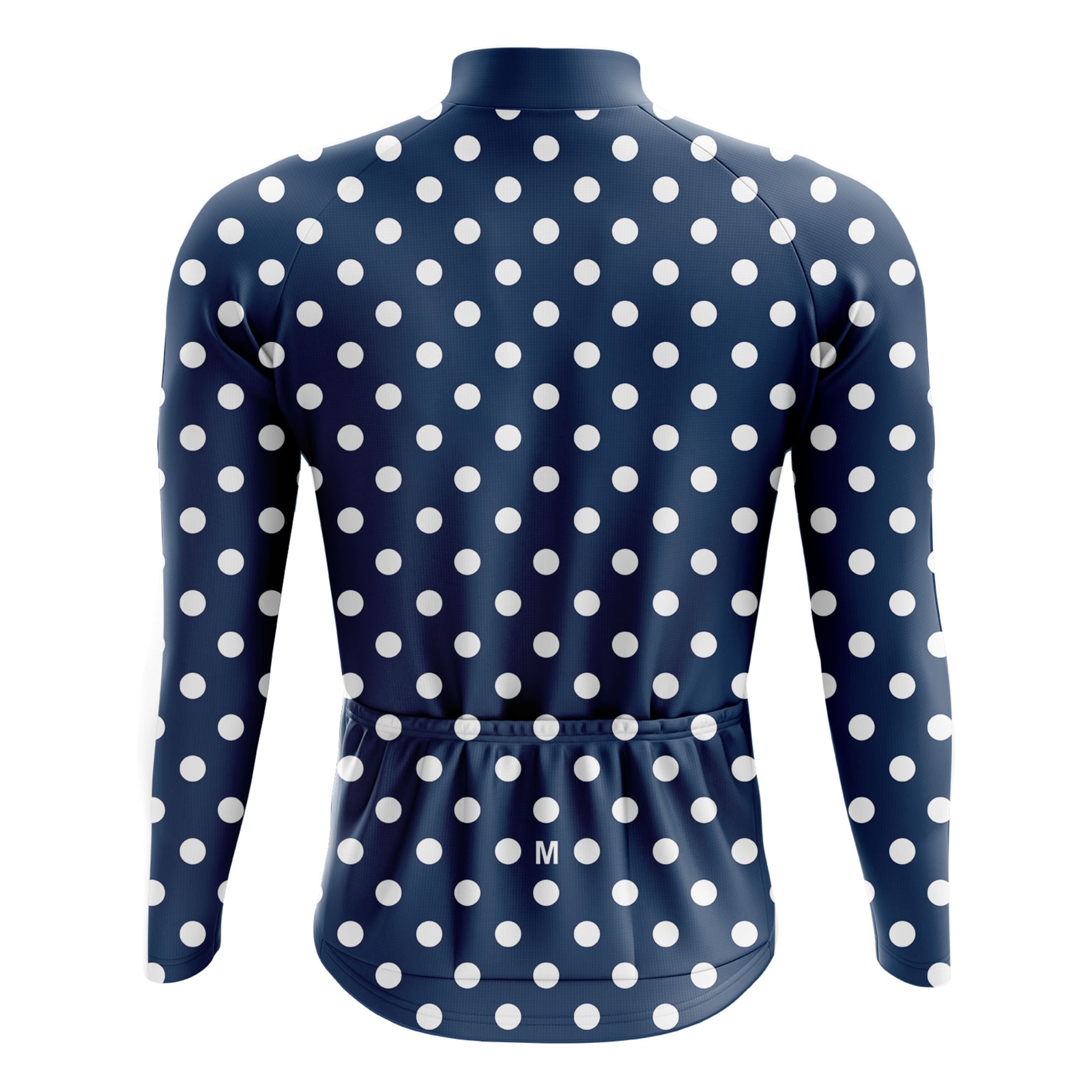 Men's Blue Long Sleeve Cycling Jersey 26/12 Edition
