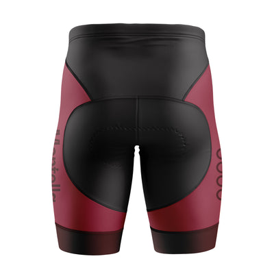 Mujeres pantalones cortos de ciclismo de gradiente rosa