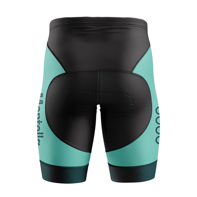 Mujeres pantalones cortos de ciclismo de gradiente rosa
