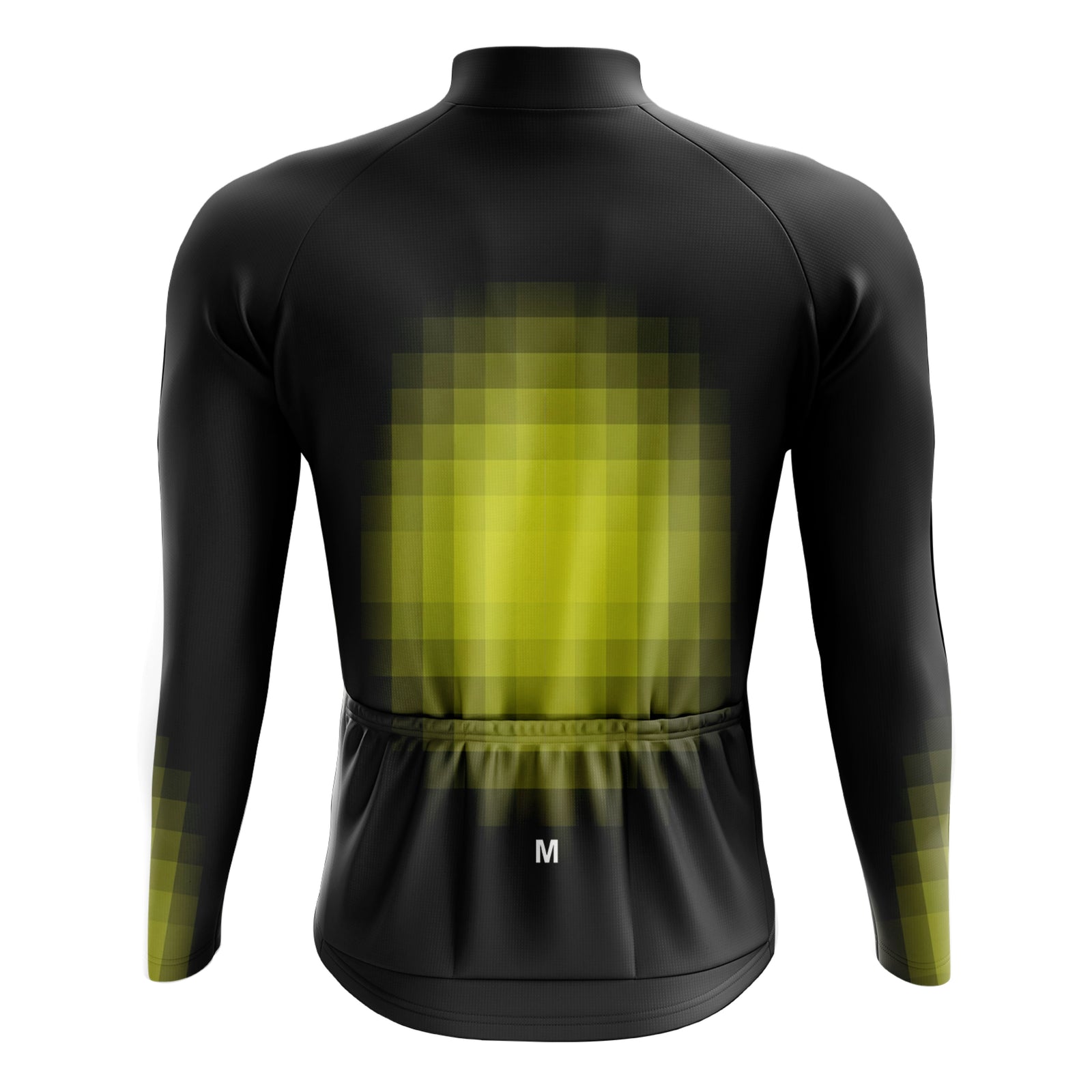 Men's Yellow Space Long Sleeve Cycling Jersey 26/11