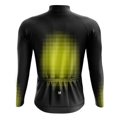 Men's Yellow Space Long Sleeve Cycling Jersey 26/11