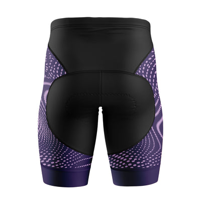 Women's Purple Wave Cycling Shorts