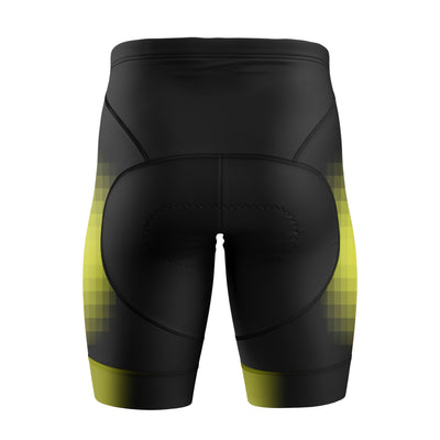 Women Yellow Space Cycling Shorts