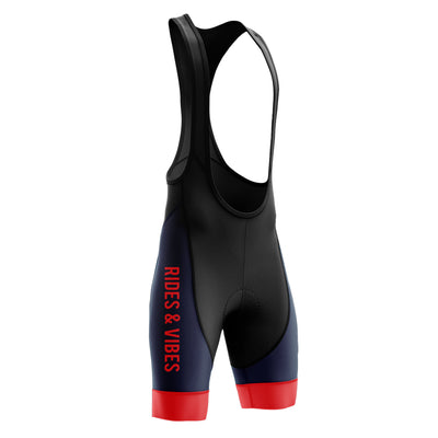 Pantalones cortos de ciclismo de lado azul