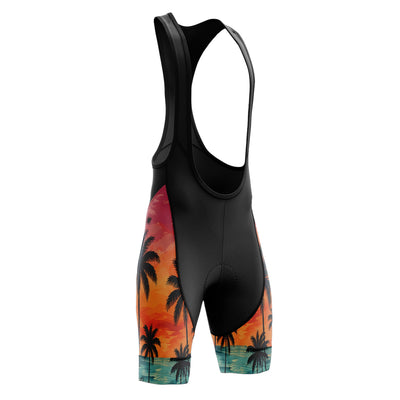 Pantalones cortos de ciclismo de lado azul