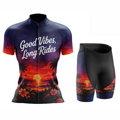Women's Good Vibes Cycling Jersey or Shorts