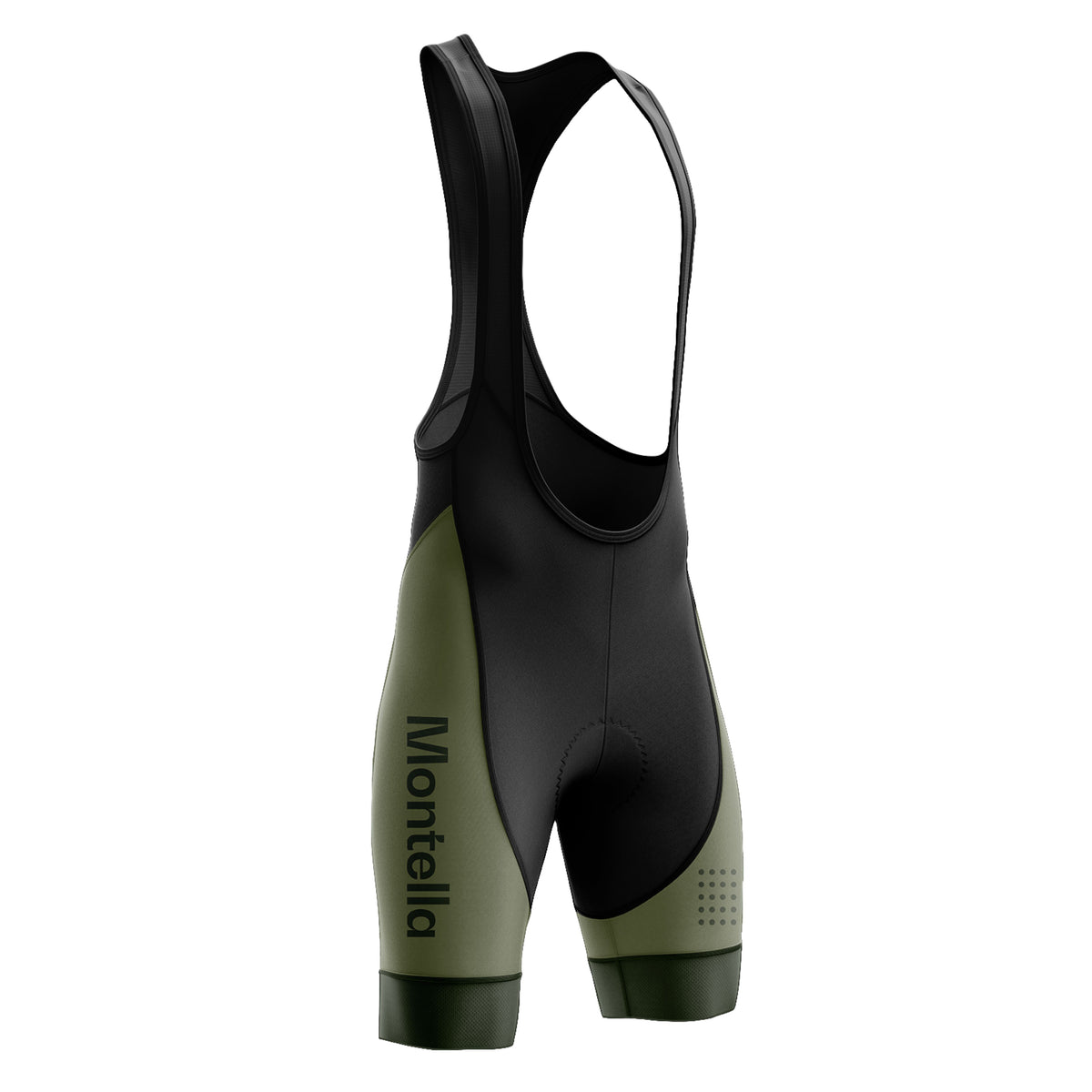 Men's Olive Green Cycling Bib Shorts