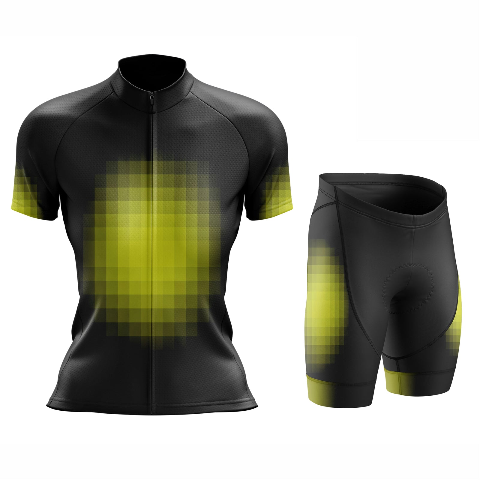 Women's Yellow Space Cycling Jersey or Shorts