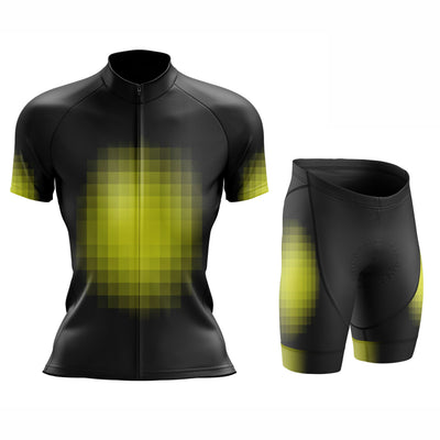Women's Yellow Space Cycling Jersey or Shorts