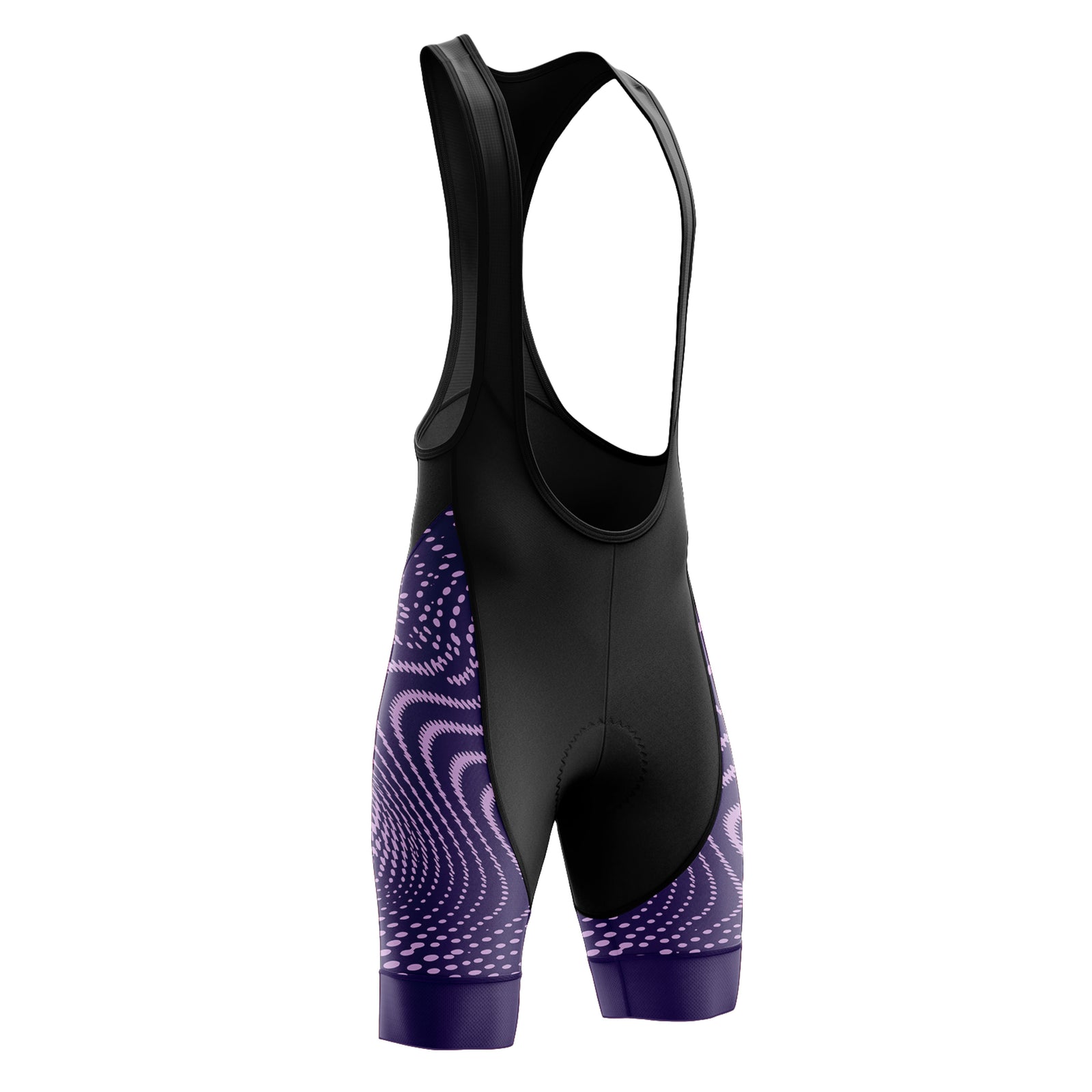 Men's Purple Wave Cycling Bib Shorts