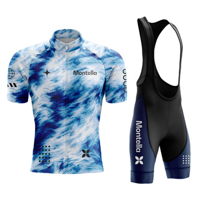 Men's Blue Space Cycling Jersey or Bib Shorts 26/25