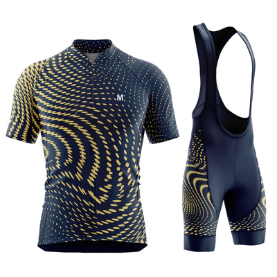 Men's Blue Wave Cycling Jersey or Bib Shorts